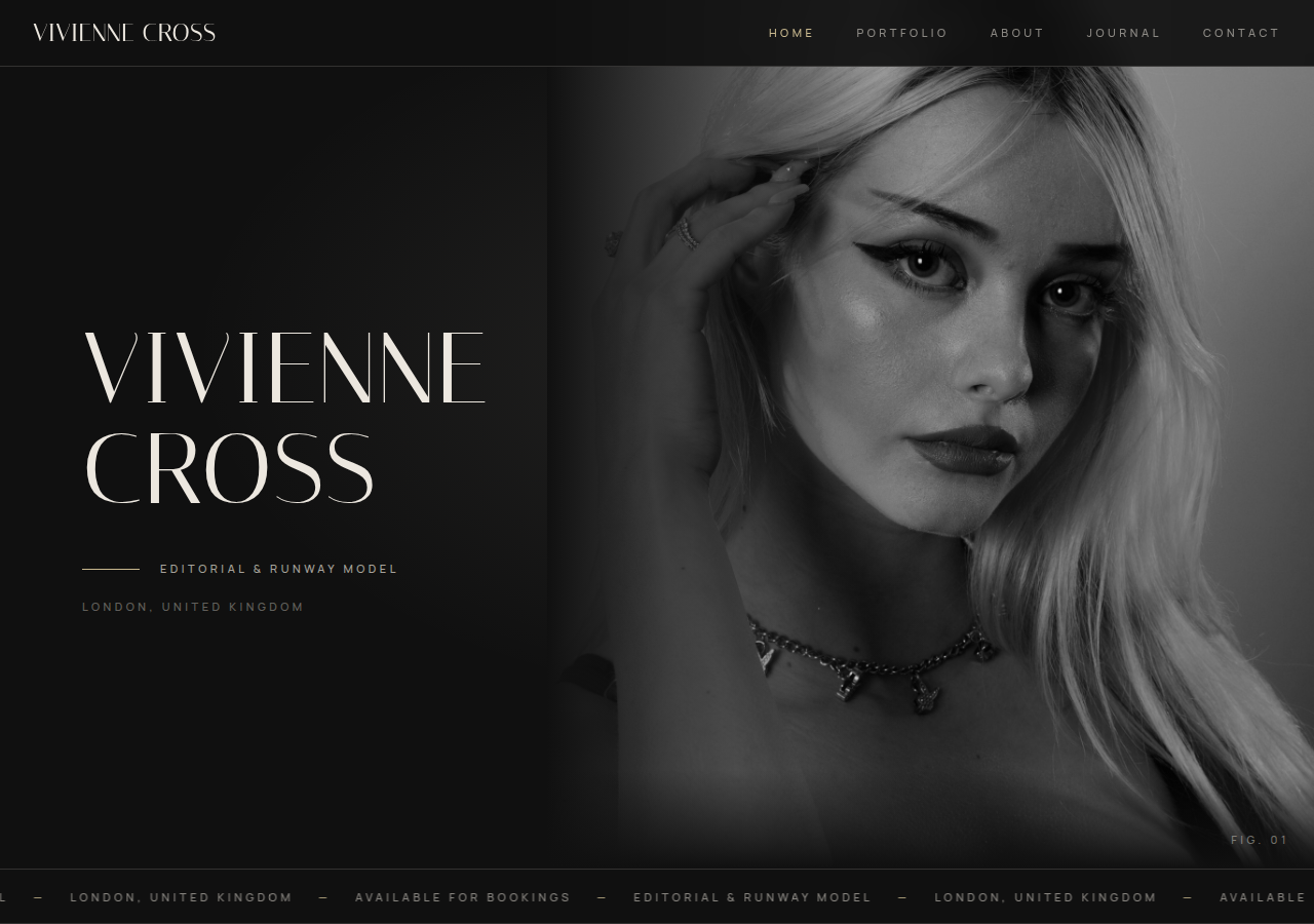 Preview of the Noir template